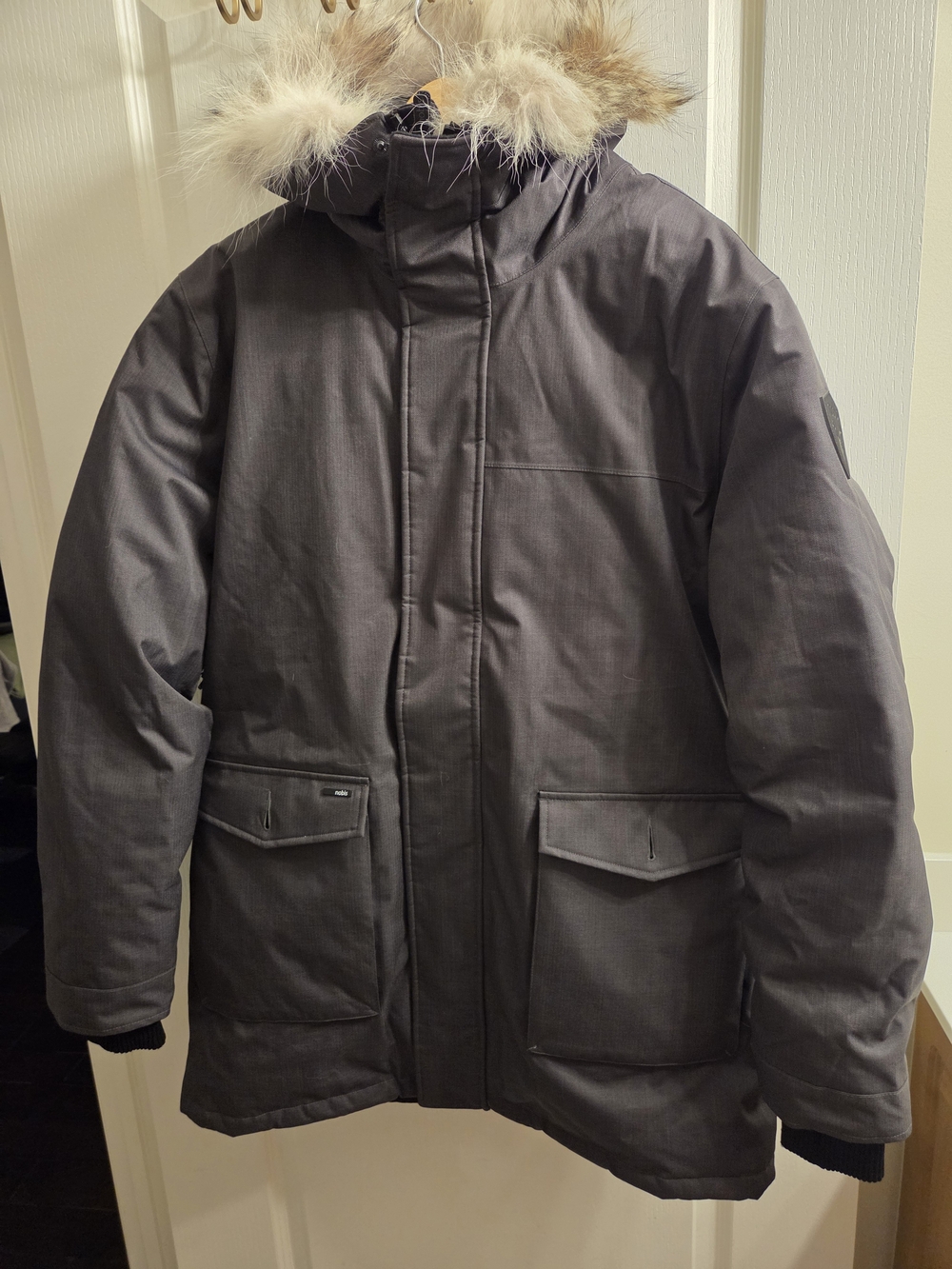 NOBIS YVES Jacket with Fur-Trim Hood